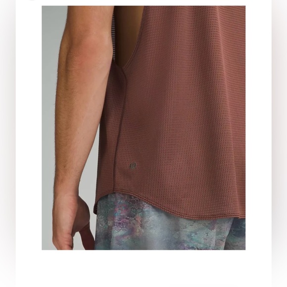 Lululemon Men’s LAB Grid Mesh Terra Cosmos Training Tank - Picture 4 of 12